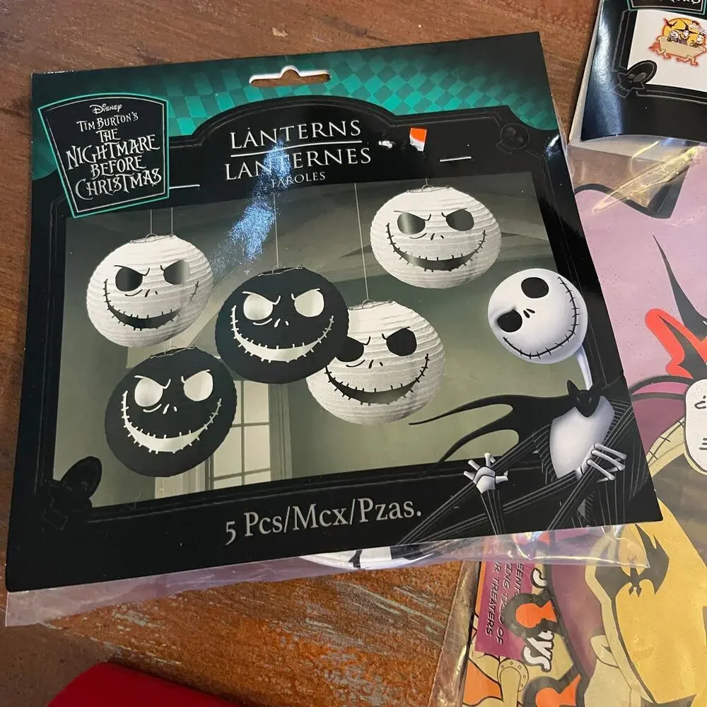 Disney Nightmare Before Christmas Sally & Jack Decoration LOT NWT